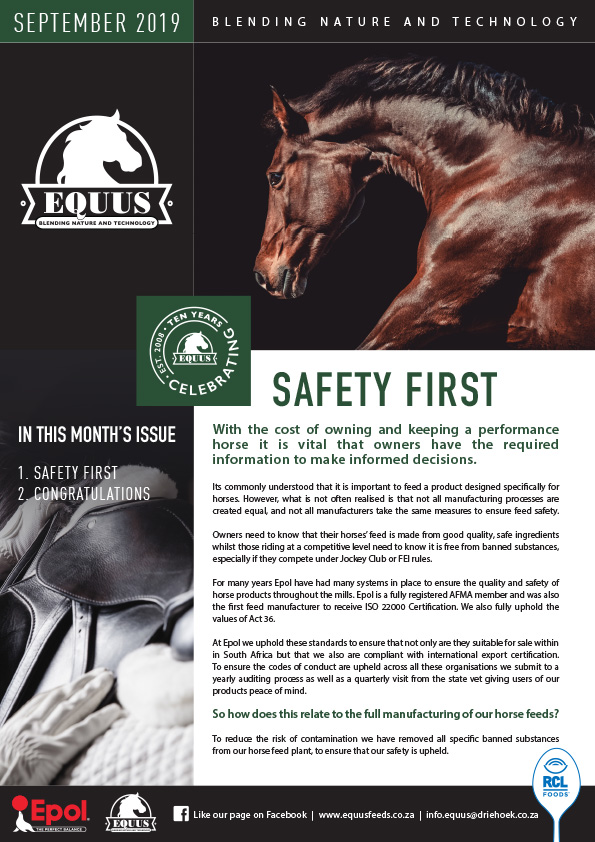 Equus Newsletter September 2019_FA-1